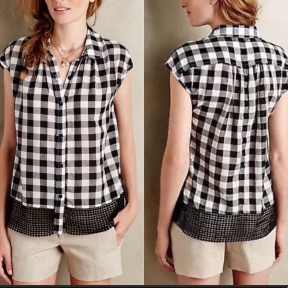 Anthropologie | Buffalo Check Button-down
